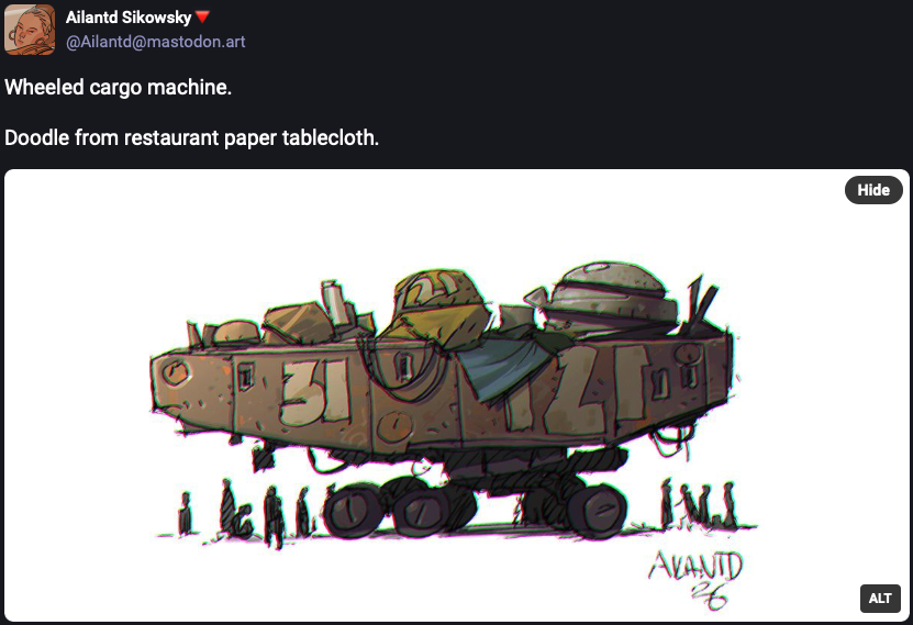 Wheeled Cargo Machine